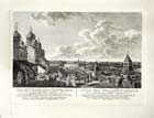 Вид Москвы снятый с императорского дворца по левую сторону, 1797г. по рисунку Ж. Делабарда.