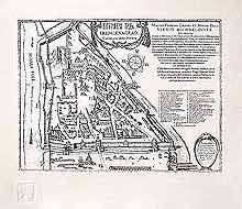 Кремлинград,план Кремля и Красной площади в начале 1600 г.